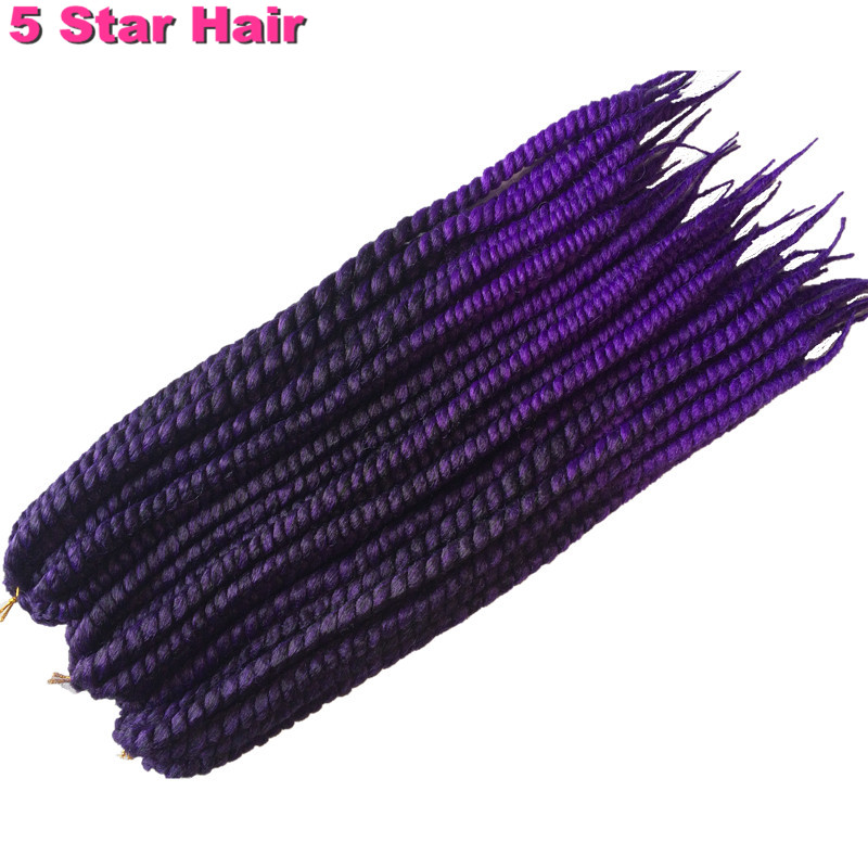 1 9 Piece Lot Purple Havana Mambo Twist Crochet Braid Hair Havana