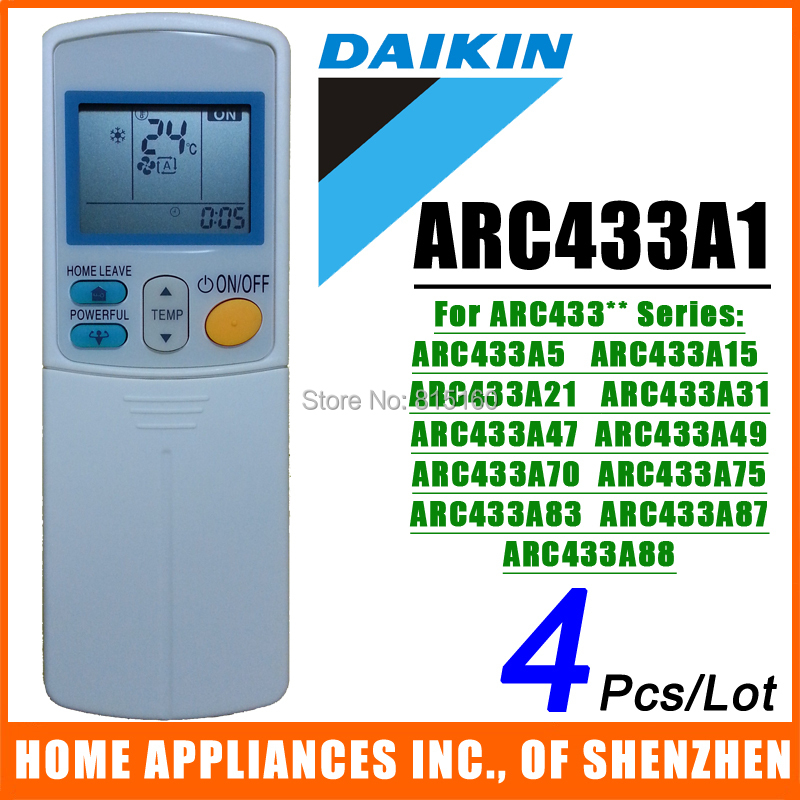 2013 DAIKIN air conditioner remote control RA-433B,ARC433A15,ARC433A31, ARC433B47,ARC433A70,ARC433A1 DAIKIN air conditioner part