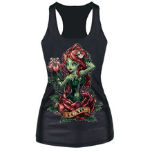 2016 Summer Vest Women Roupas Femininas Blusas Tank Tops Women’s Tees Woman Clothing 3D TOXIC T-Shirt For T Shirt Ropa Mujer