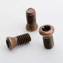 M5.0X16XD7.2 copper color carbide insert torx screws for Indexable CNC cutting tools