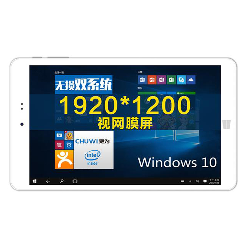  Chuwi hi8 8    Windows 10  Android 4.4 Z3736F 1920 * 1200 IPS  2    32  ROM     OTG
