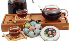 puer Chinese Organic Natural Health Food Compressed puer tea Mini Box Seven Mix Taste Slimming Tea