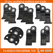 15pc Oscillating MultiTool saw blades fit for TCH,Fein,Dremel ,RENOVATOR tool,DIY tool at home,wood cutting ,FREE SHIPPING