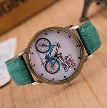 hot sale Unisex Quartz Watches Men Sports Watches watch Denim Fabric Women Dress Watch wristwatch relogio