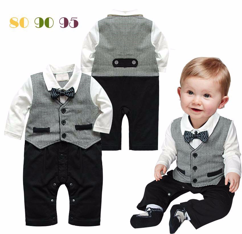 1pcs-Baby-Romper-New-Baby-boys-set-Romper-Gentleman-modelling-infant-long-sleeve-climb-clothes-kids