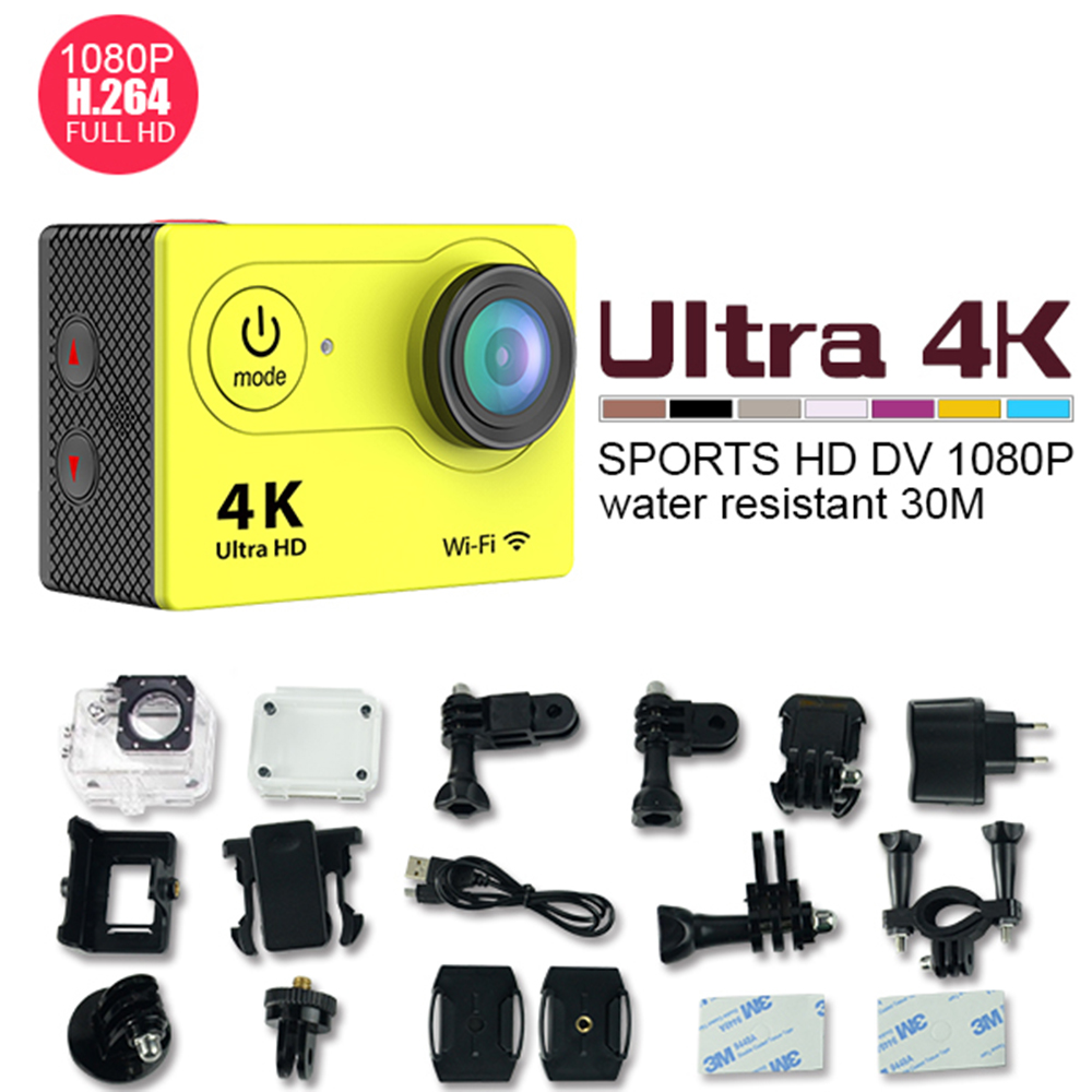SJ4000 Action camera EKEN H9 Ultra HD 4K WiFi 1080P/60fps 2.0 LCD 170D lens Helmet Cam waterproof go pro camera