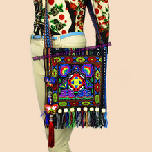 Free shipping 2 pc set of Vintage Hmong Tribal Ethnic Thai Indian Boho shoulder messenger bag