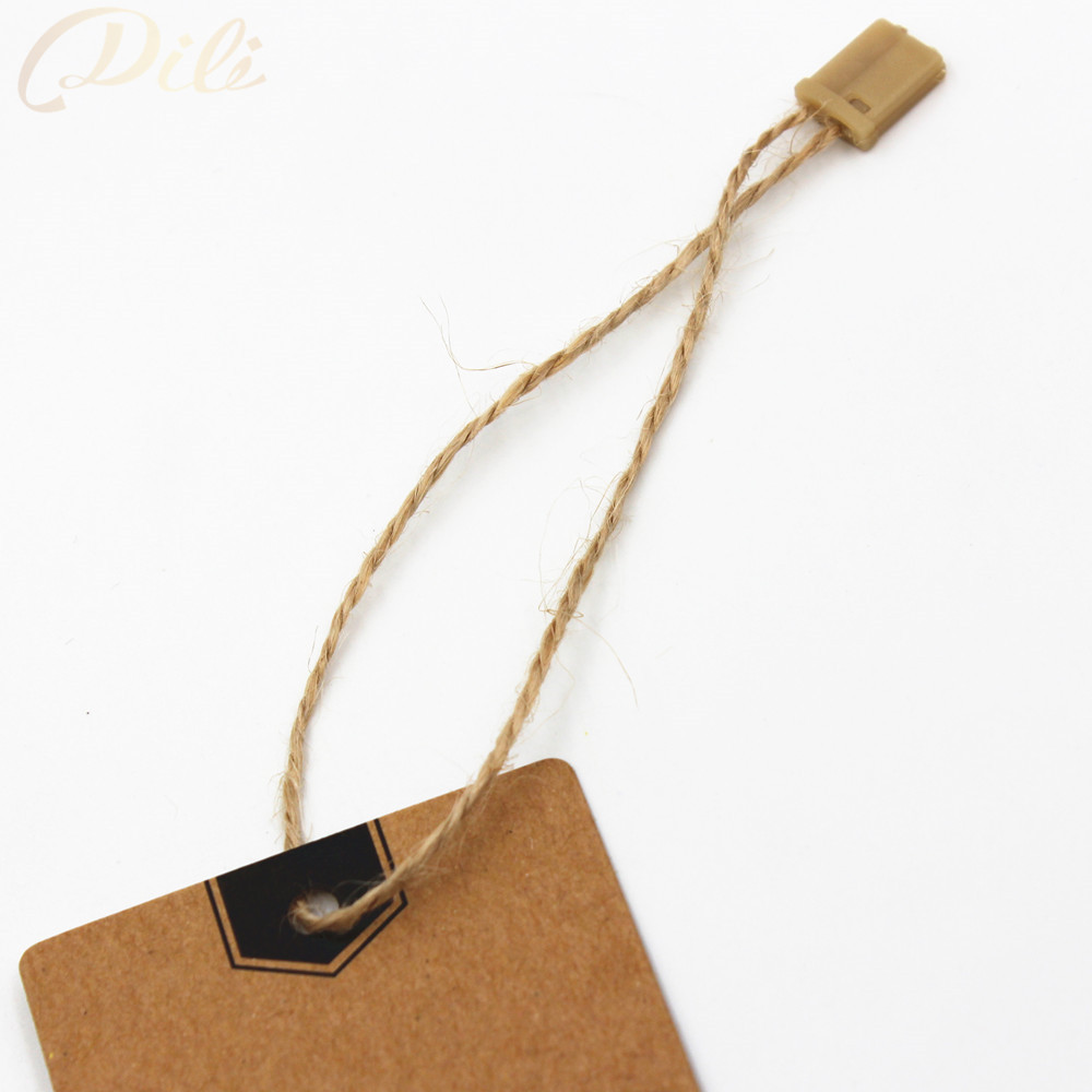 Best Quality Jute Hang Tag String In Apparel 20cm Jute Hang Tag String