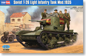 HOBBYBOSS rising Soviet 26 light tanks 1935 T - 1935
