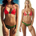 Bikinis Sexy Bandage Watermelon red Swimsuit Lace Biquinis Swimwear Women Pineapple Bikini Set Brazilian Prin Summer