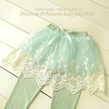 Aamina Spring autumn skirt pant kids leggings baby font b girls b font clothes wholesale