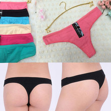 Super Deal 1PCS cotton sexy women s thong underwear women G String briefs women Sexy Women