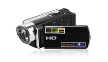 2014 New Full HD 1080P Video Camcorder 3.0″LCD 16X Optical Zoom Digital Video Camera Black Wholesale Free Shipping