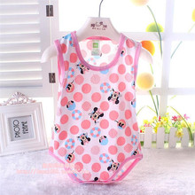 2015 Brand Baby Bodysuits Jumpsuits Summer Newborn Cotton Body Baby Sleeveless Underwear Next Infant Boys Girls