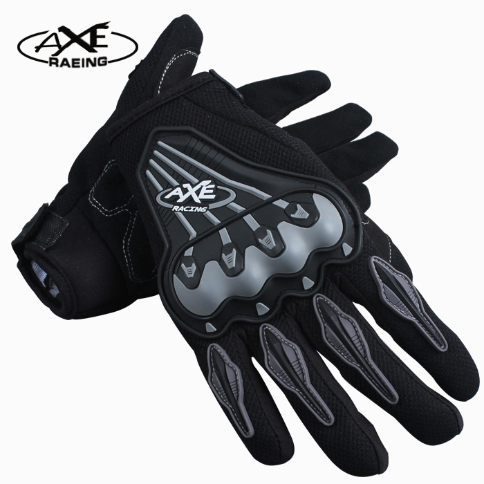 Axe for summer motorcycle gloves full automobile race motorcycle gloves knight ride cross country gloves male