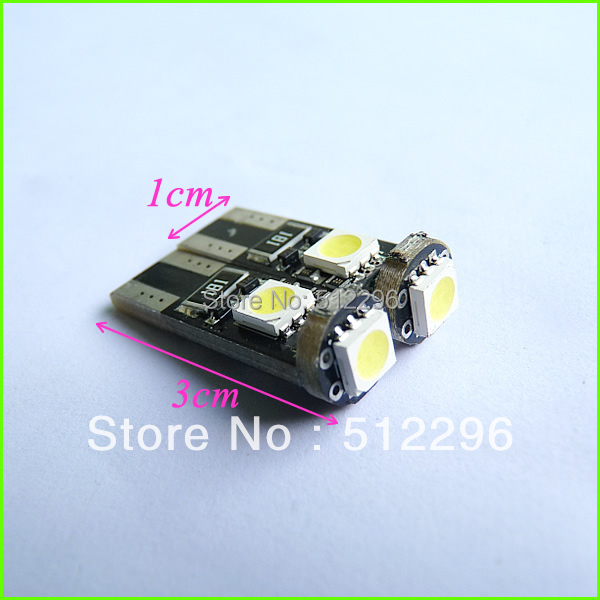 100 .   T10 168 194 5050 3SMD  Canbus     # 2682