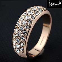 Italina Rigant 18K Rose Gold Plated Ring Wedding Jewelry Low Price Quality Dont Lose Color Wholesale #RG90617