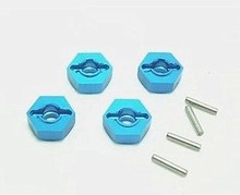 4pcs Aluminum Wheel Hex Nut 12MM With Pins Drive Hubs 4P HSP 102042 (02134) 1/10 Upgrade Parts For 4WD RC Car Himoto 33009