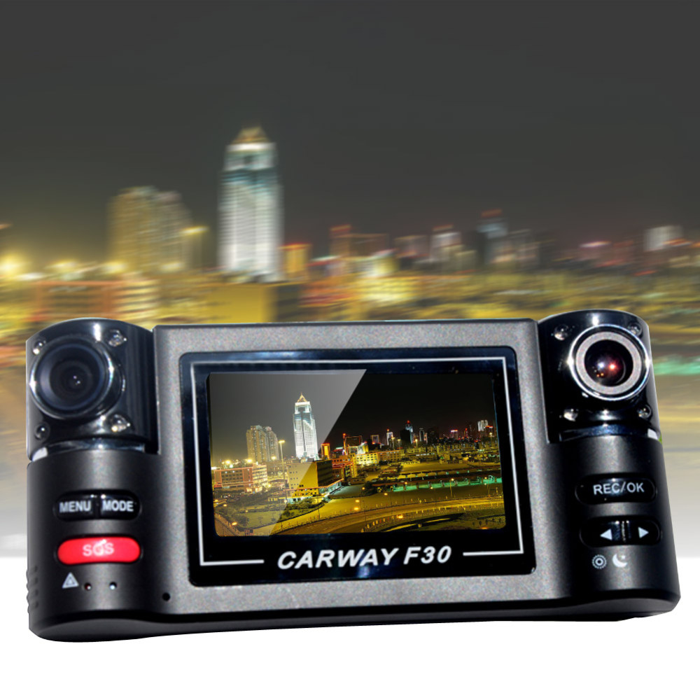Car Camera Dual Lens F30 2.7" Car Camera Night Vision HD Car DVR Vehicle Driving Camcorder Video Recorder With Original Package Car Camera Dual Lens F30 2.7" Car Camera Night Vision HD Car DVR Vehicle Driving Camcorder Video Recorder With Original Package