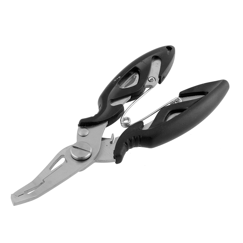 4 9 Fishing Pliers Scissors Line Cutter Remove Hook Tackle Tool Kits Accessories Useful Black Outdoor