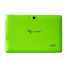 Free Shipping 7 inch Android Tablet Q88 1024 600 A33 Green Color Quad Core 1GHz 512MB