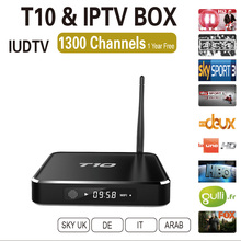 NEW Best Arabic European IPTV Box 1300 Plus LIVE Free TV Channels Sport /Sky (DE UK IT)/Box Office/Canal+ Andorid 4.4 tv box