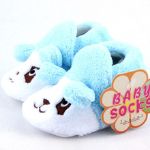 Baby Infant Cotton Shoes Boy Girls Animal Soft Sole Cozy Toddler Shoes Socks