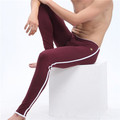 Men s underwear cotton leggings pantyhose 3D design Embroidery honeybee warm pants slim sleep leggings for