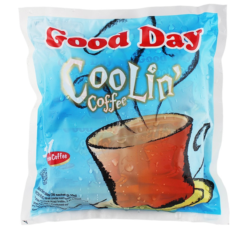Indonesia imported good day to day Cool refreshing mint triad instant coffee 600 g free shipping