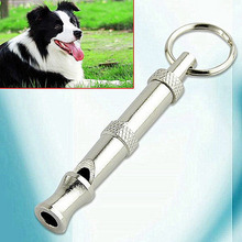 New Pet Dog Training Ultrasonic Sound Pet Products For Dog Puppy Dog Whistle Key Chain Whistle Sound Pet Free Shipping