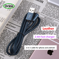 2016 Gemini Data Sync Charging USB Cable for iOS Android 2in1 micro USB Cable for Android