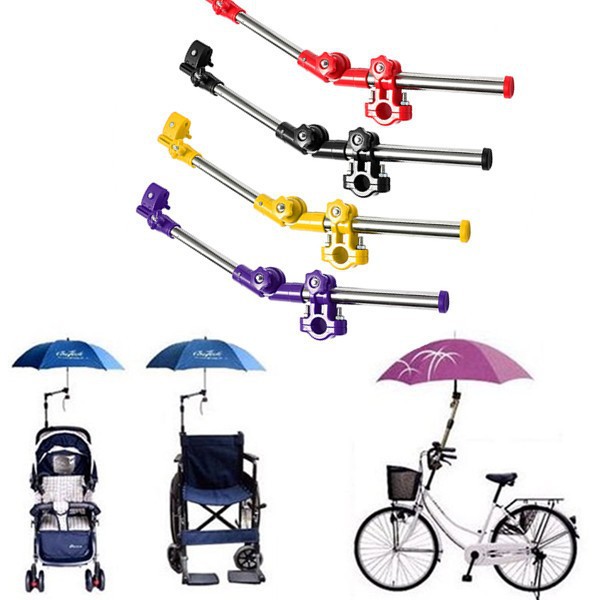 Wholesale-New-Bike-Wheelchair-Stroller-Chair-Umbrella-Holder-Connector-Stand-Supporter-Stainless-Steel-Multiused-Stands (5)