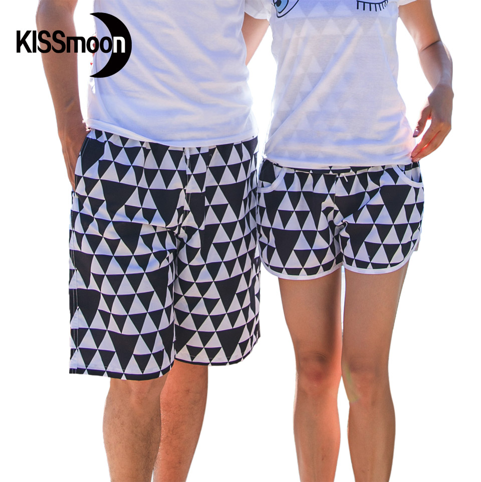KISSyuer Quick drying Triangle font b chequered b font with black and white Hot sexy Beach