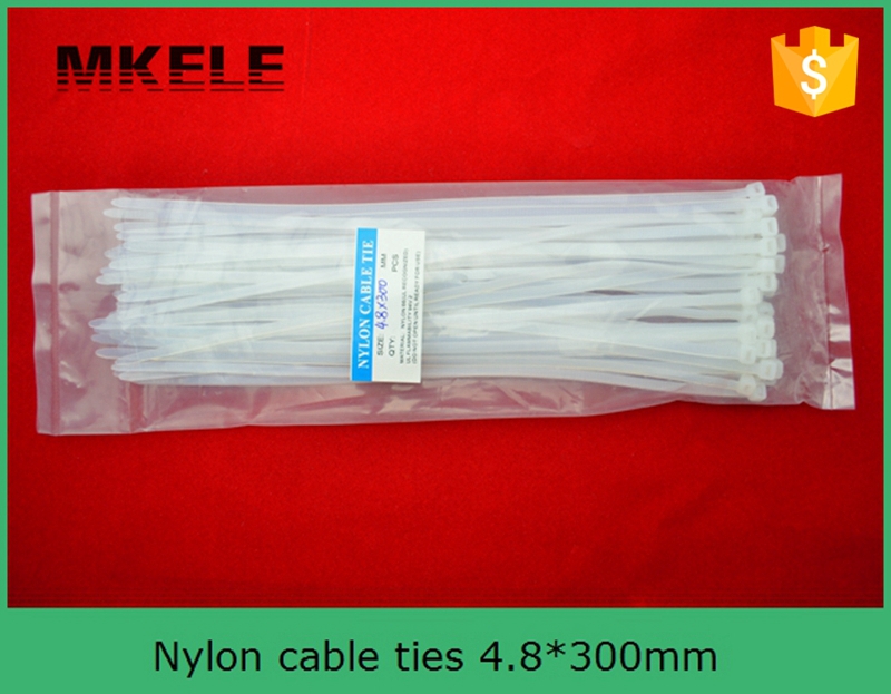 Hot Sale cable tie with label MKCT 4 8 300 Factory Direct 100Pcs Bag