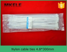 Hot Sale cable tie with label MKCT 4 8 300 Factory Direct 100Pcs Bag