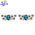 Blue crystal shoe clips for high heel decoration for clip metal new arrived fashion wedding rhinestone