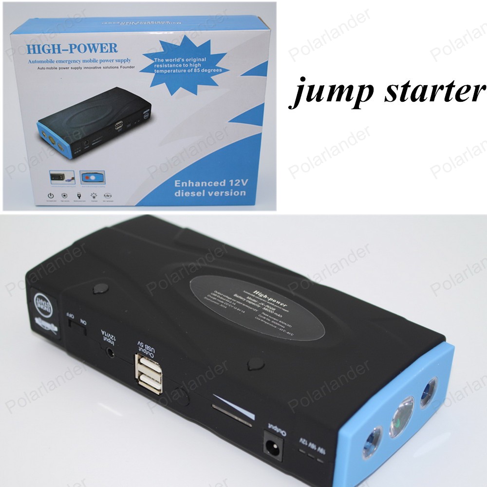 Фотография big sale  50800mAh2USB Car Jump Starter Mini Portable Emergency Battery Charger for Petrol & Diesel Car Free shipping