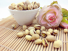 6pcs Chinese nuts Pecan Almond pistachio Cashews kernel 270g Carbon burning taste snack holiday Gift package