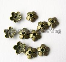 Tibetan Style Zinc Alloy Bead Caps