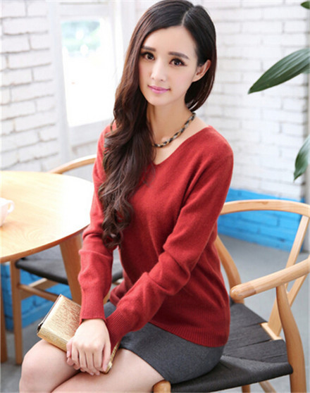 Autumn Women Sweater 2015 Pure Cashmere Sweater Women Pullovers Pullover Women Sweaters And Pullovers Pull Femme 17 Candy Color (1)