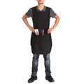 91X50cm Pro Salon Barber Hairstylist Cloth Hairdressing Hair Cutting Apron Cape for Barber Hairdressing Black Work