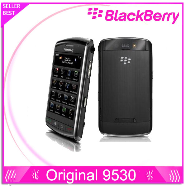 100 original blackberry 9530 mobile phone GPS bluetooth 3 2MP Camera phone unlocked 9530 cell phones