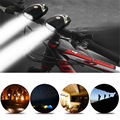 Universal Functional Superbright LED Mountain Bike Bicycle Headlight Lamp Bell Bicycle Horn Light Lamp Torch Flashlight