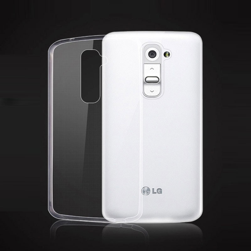 Ultra Thin Slim 0 3mm Clear Transparent Soft TPU sFor LG G2 Case For LG G2