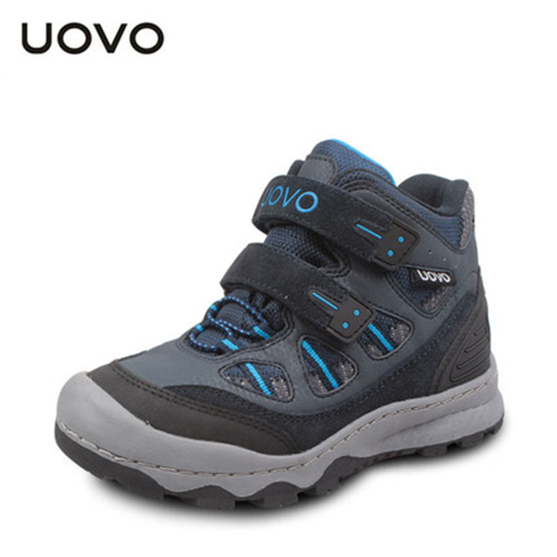 Uovo Brand Kids Outdoor Climbing Shoes Children Waterproof Sport Shoes Walking Wading Sneakers Spring Winter Boys Zapatos Ninos