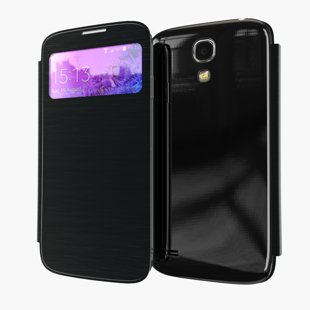 Aliexpress.com : Buy For Samsung Galaxy S4 SIV I9500 9500 View Window Flip Leather Back Cover