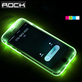 Original ROCK Light Tube Series Led Flash TPU Cases Skin For iPhone 7 7 Plus Glitter