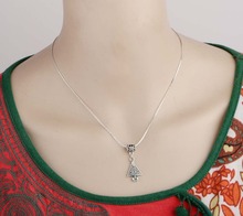 0058 Necklaces Pendants necklace women silver jewelry wild cute girls short paragraph clavicle chain necklace pendant