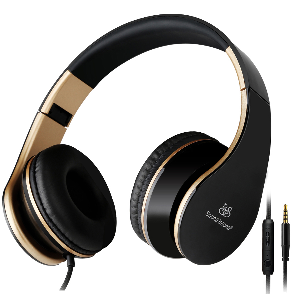 Sound Intone I65 Headphones with Microphone and Volume Control Foldable