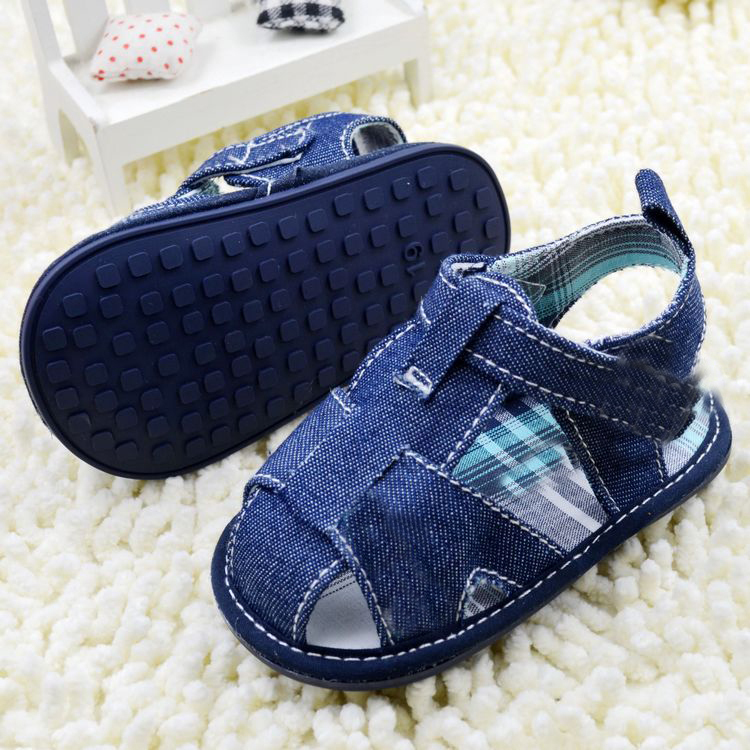 Baby Sandals Shoes First Walkers Solid Cotton Toddler infant Boy Girl Shoes